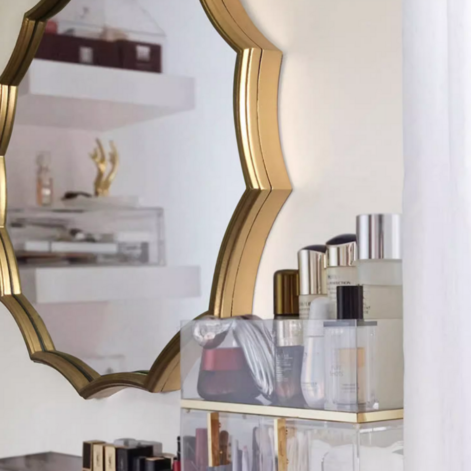 スマートヨーロピアンゴールドミラー