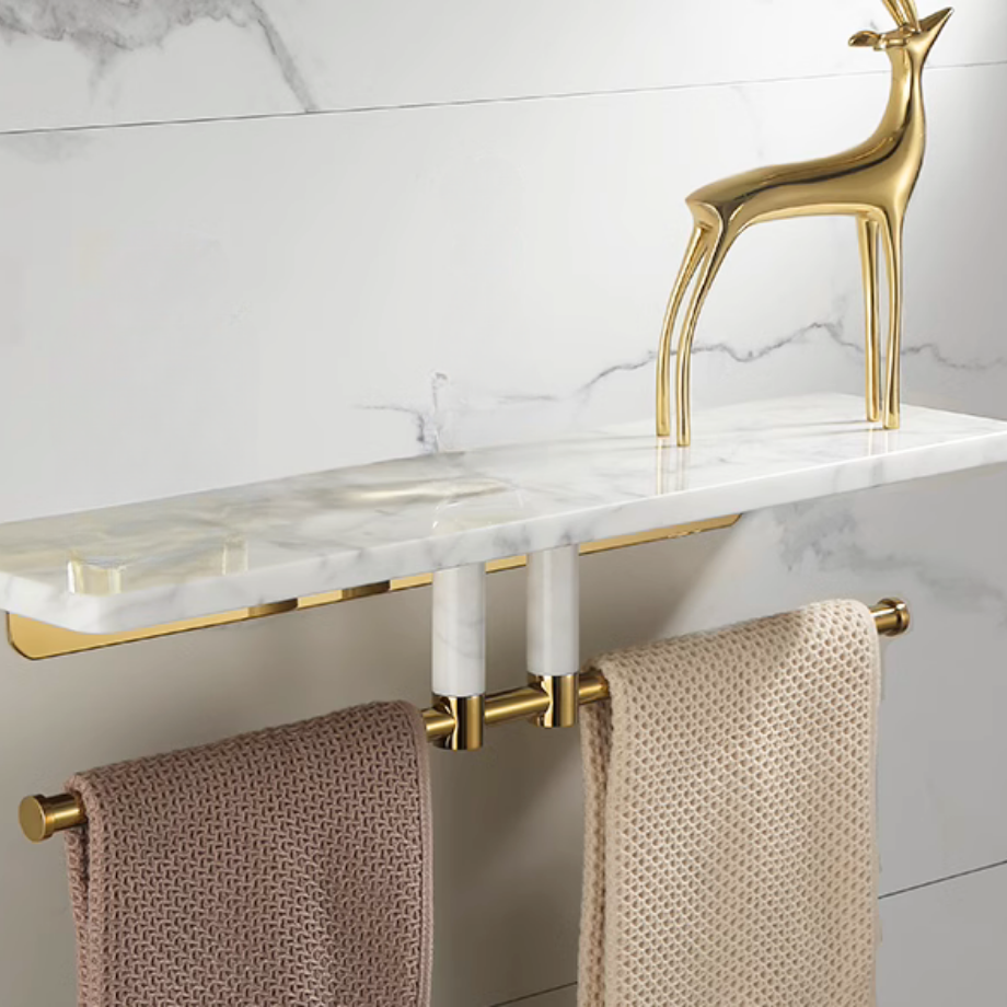 大理石ゴールドブラスマルチラック