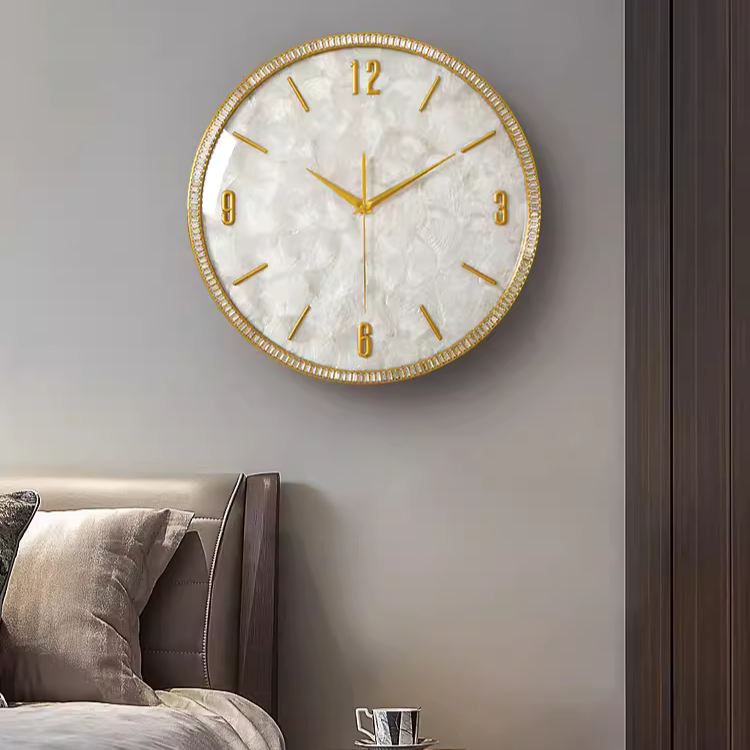 ラグジュアリーシェルウォールクロック