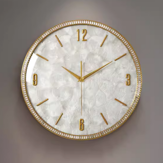 ラグジュアリーシェルウォールクロック