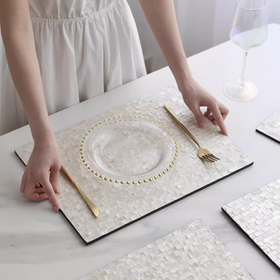 ホテルライク天然シェルプレート