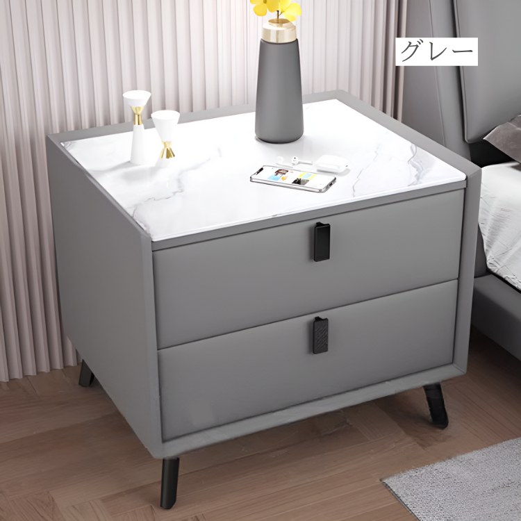モダンラグジュアリーベッドサイドテーブル
