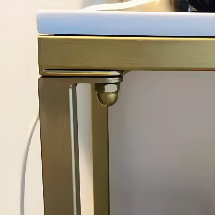 シンプルモダンゴールドコンソールテーブル