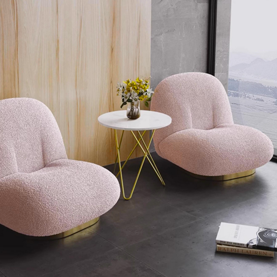 フラッフィーロータリーシングルソファ