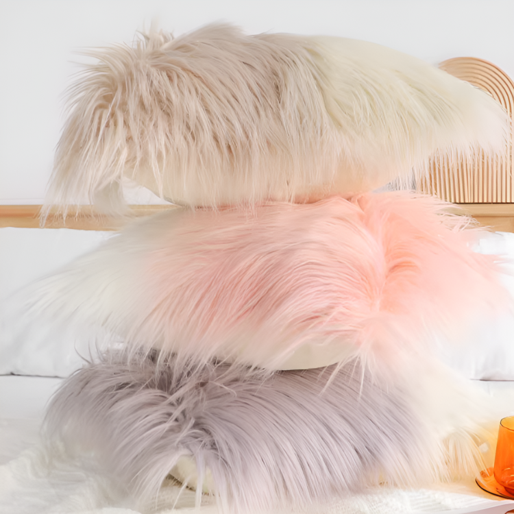 セレブライトシャギークッション