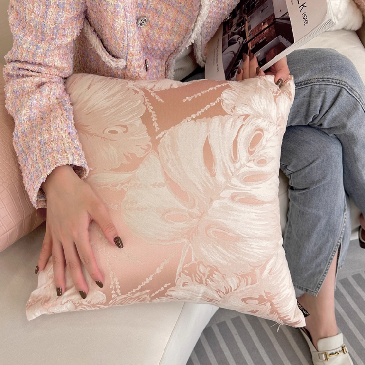 ゴージャスローズピンククッションカバー