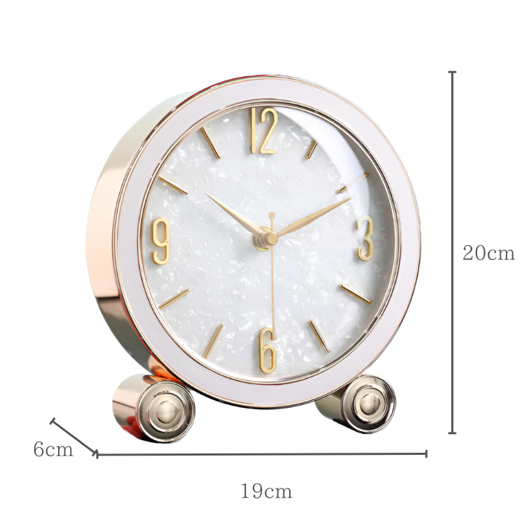 ゴージャスシェルテーブルクロック