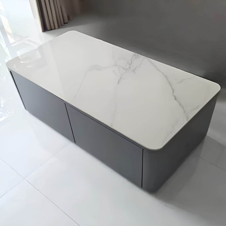 マーブル調ラグジュアリアスローテーブル