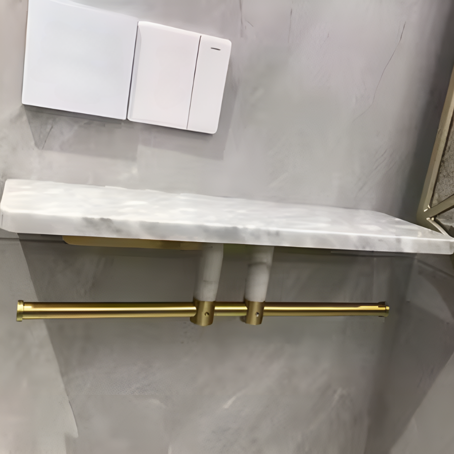 大理石ゴールドブラスマルチラック