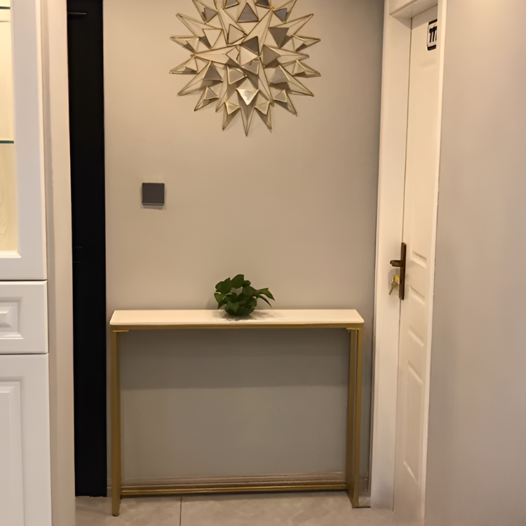 シンプルモダンゴールドコンソールテーブル