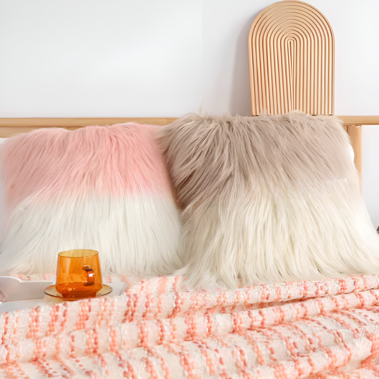 セレブライトシャギークッション