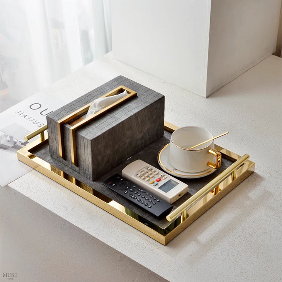 ハイエンドフェイクレザーティッシュケース