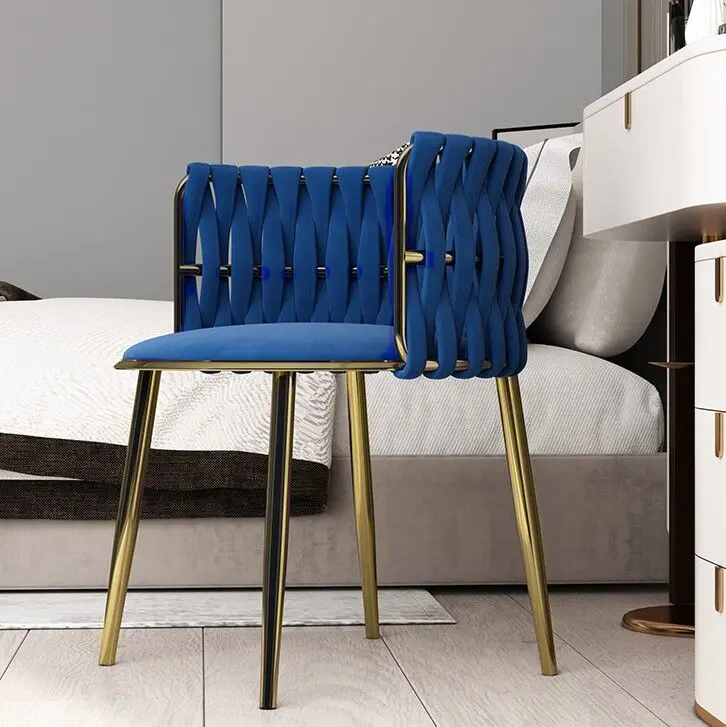 ノルディッククロス編みラウンドチェア