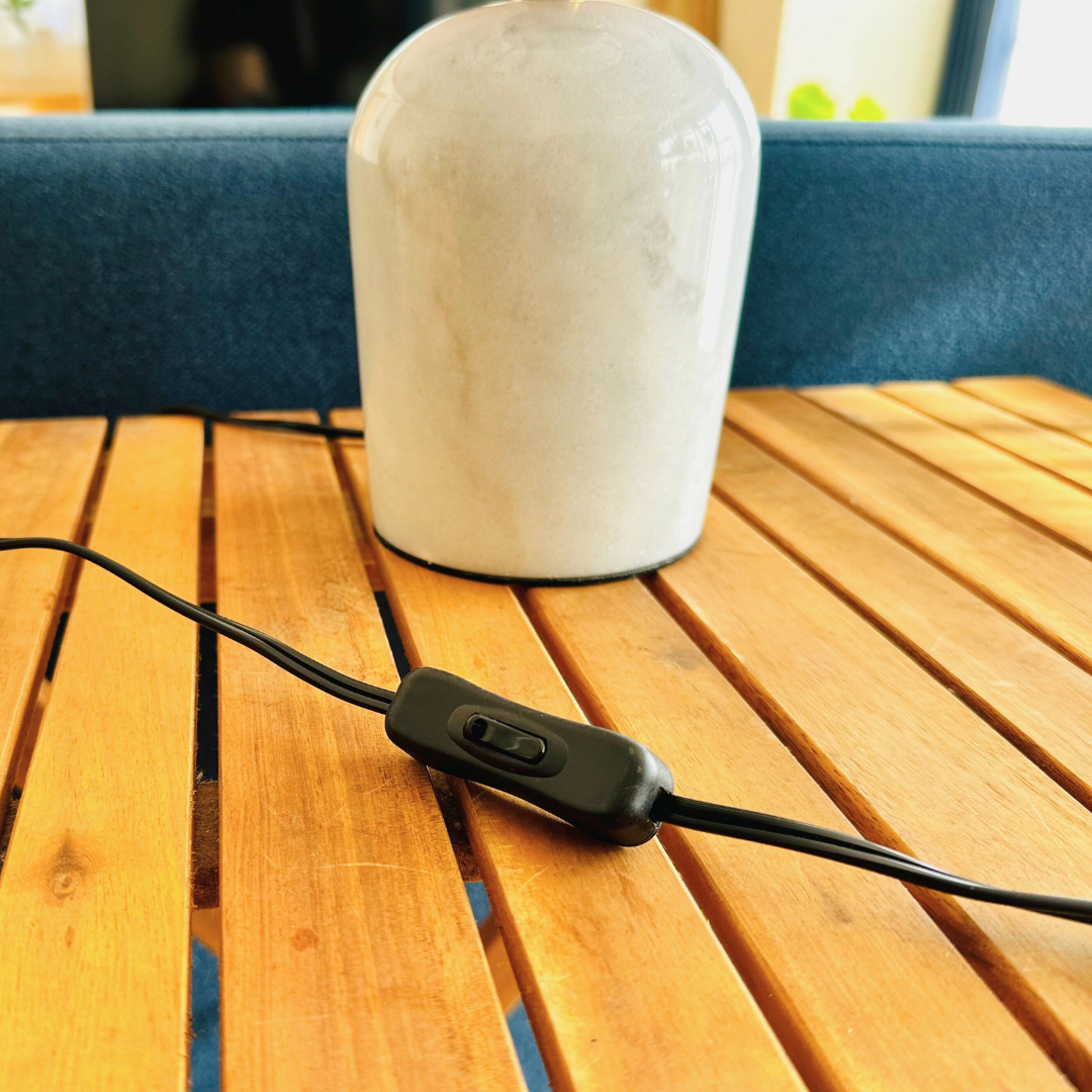 【即納】大理石シェードモダンテーブルランプ