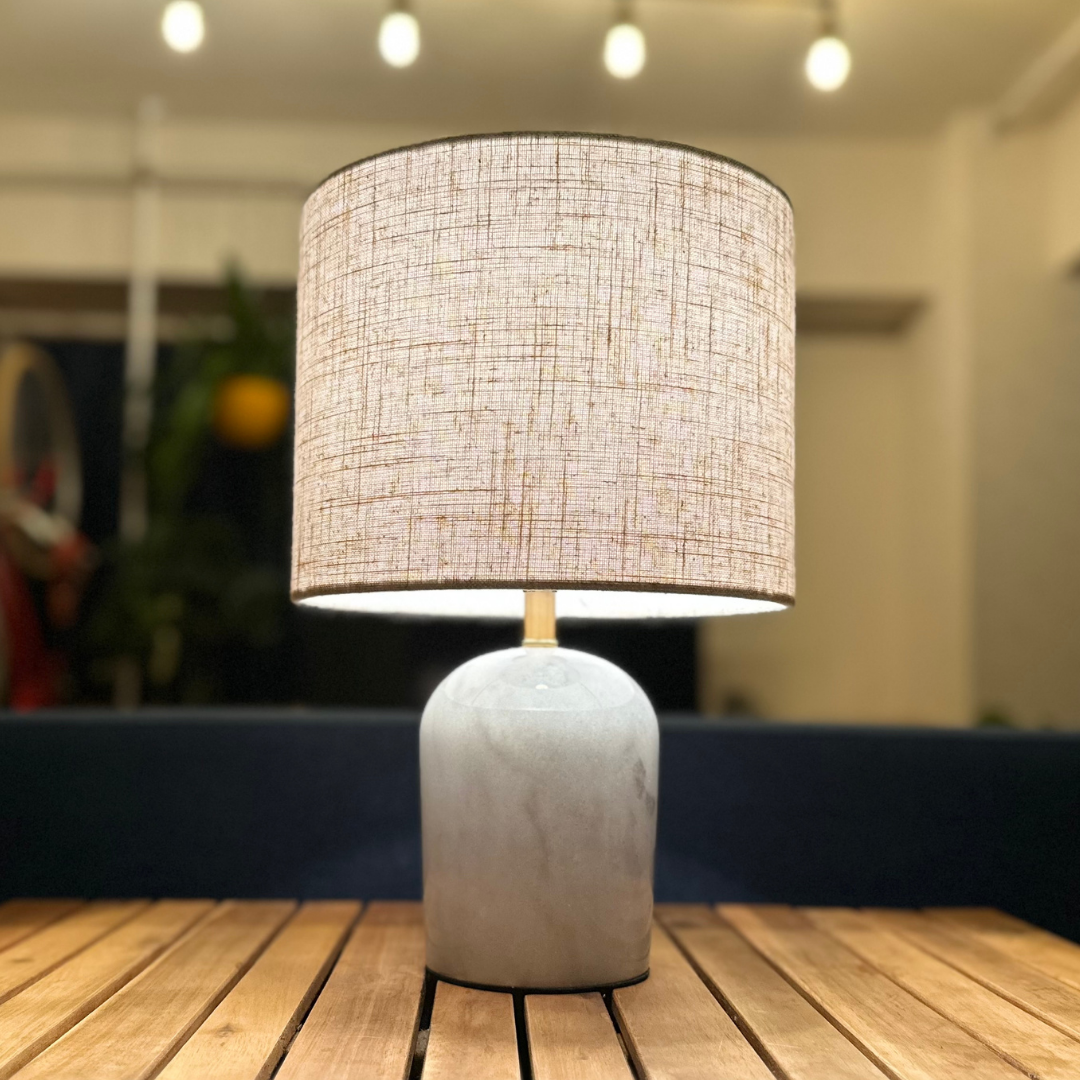 【即納】大理石シェードモダンテーブルランプ