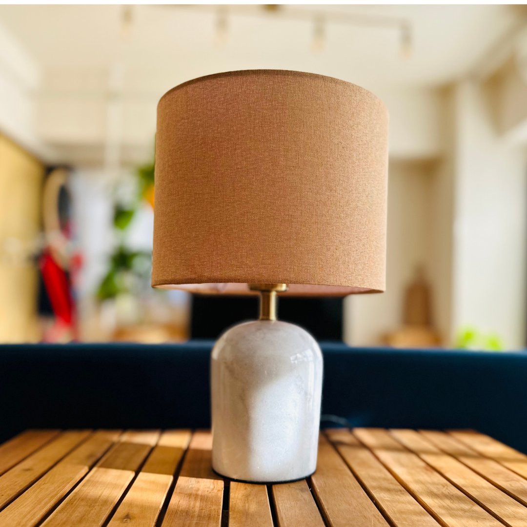 【即納】大理石シェードモダンテーブルランプ