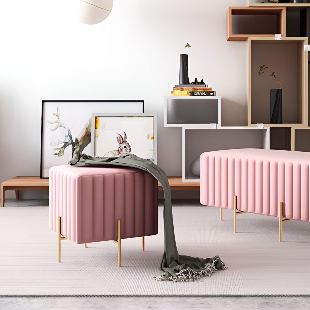 ストライプスツール ショート