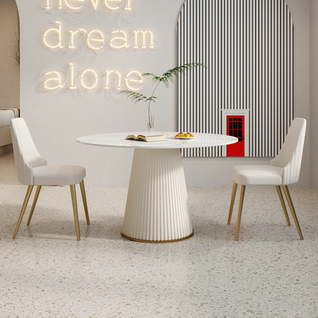 ラグジュアリーライトダイニングセット