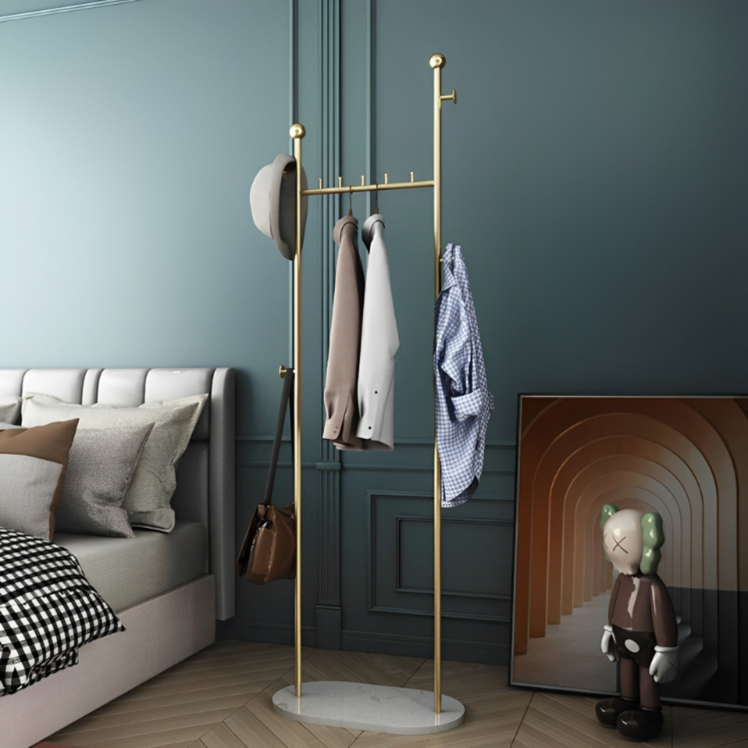 アシンメトリーゴールドハンガーラック