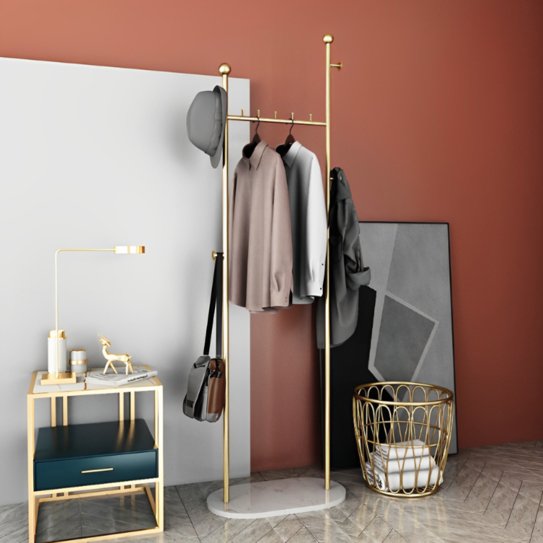 アシンメトリーゴールドハンガーラック