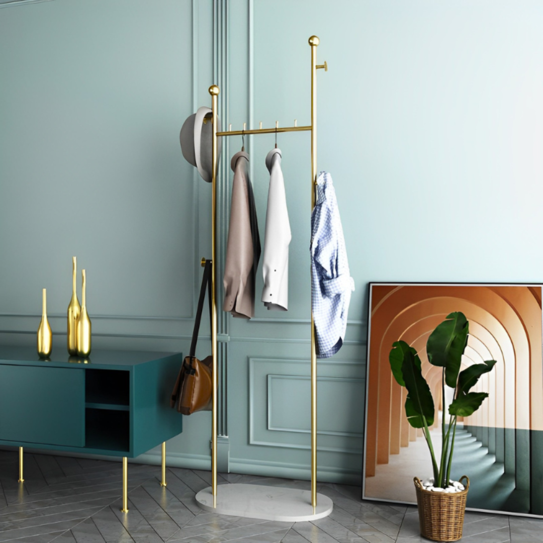 アシンメトリーゴールドハンガーラック