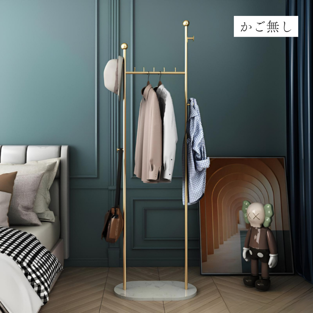 アシンメトリーゴールドハンガーラック