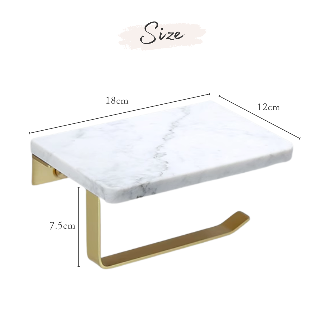 プレミアム大理石トイレットペーパーホルダー