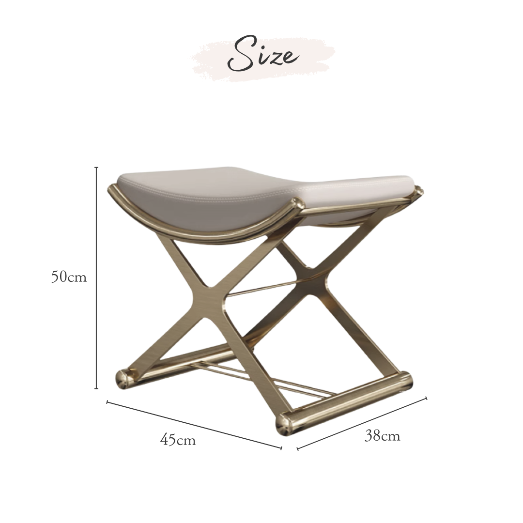 ラグジュアリーレザースツール