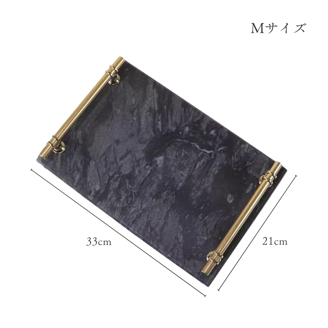 ラグジュアリー大理石マルチトレイ