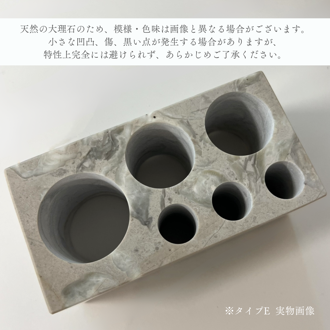 ホテルライクモダン大理石ブラッシュホルダー