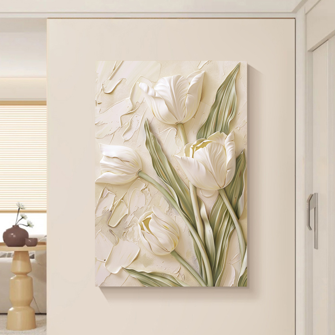 フラワークラシックエンボスライクアート