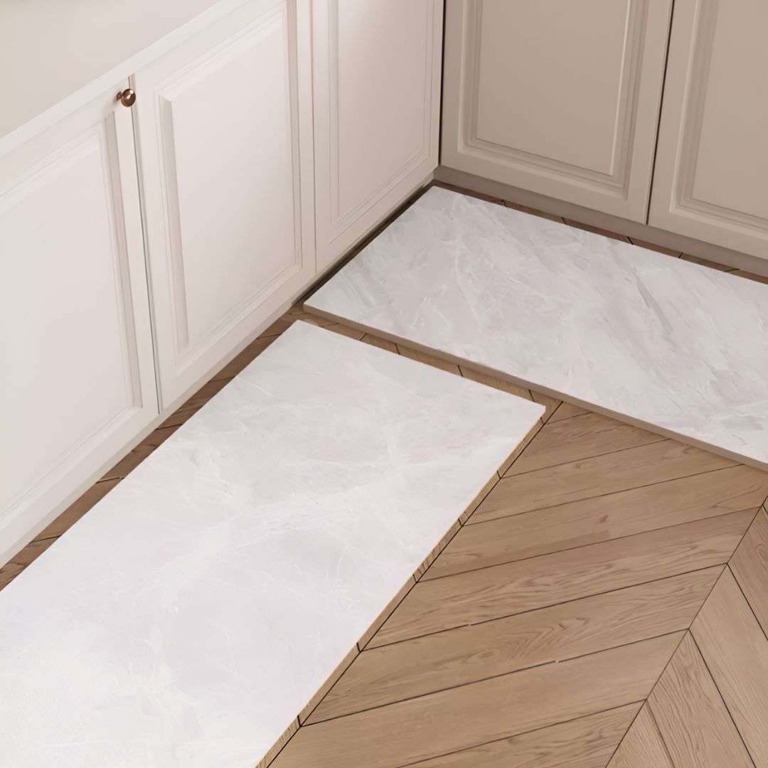 ハイクラスマーブル調キッチンマット