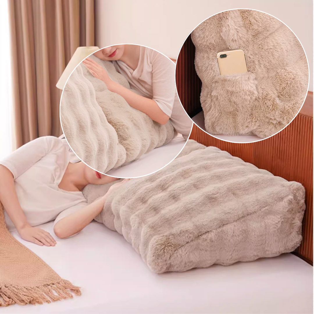 ラグジュアリーウォームベッドサイドクッション