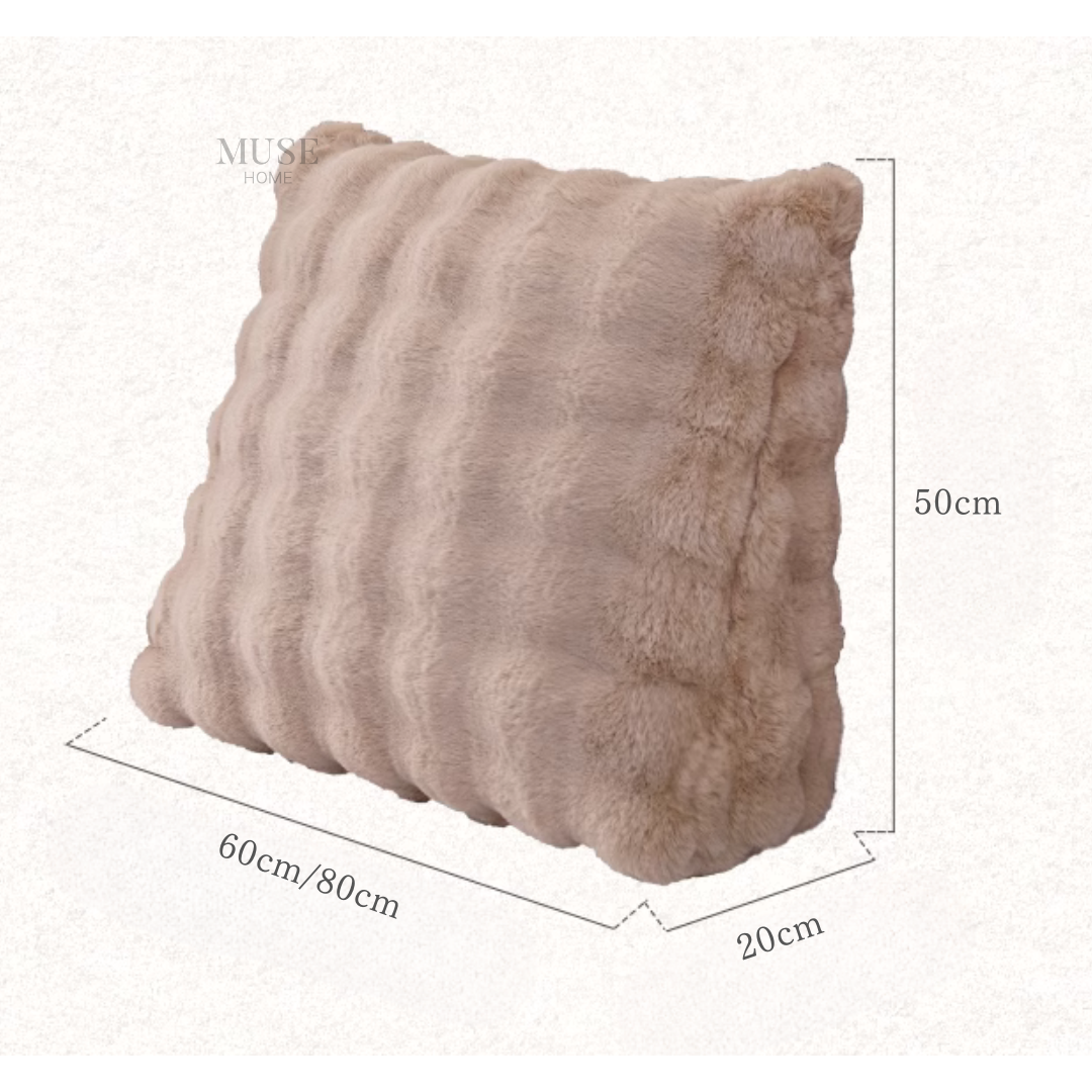 ラグジュアリーウォームベッドサイドクッション