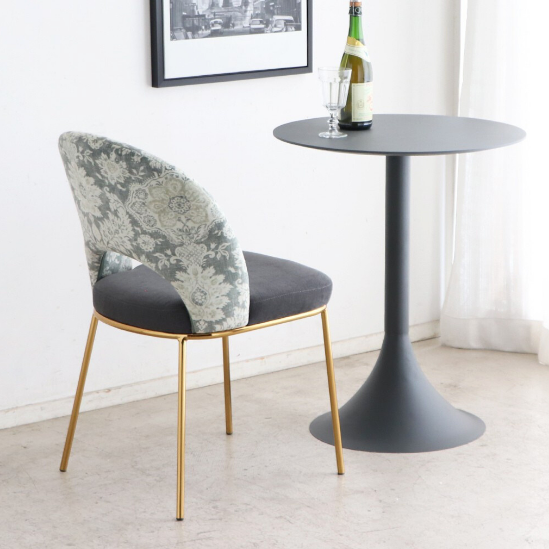 【即納】エレガンスフローラルゴールドチェア