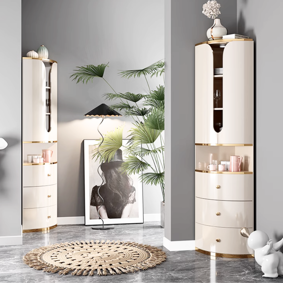 ラグジュアリーコーナーハイキャビネット