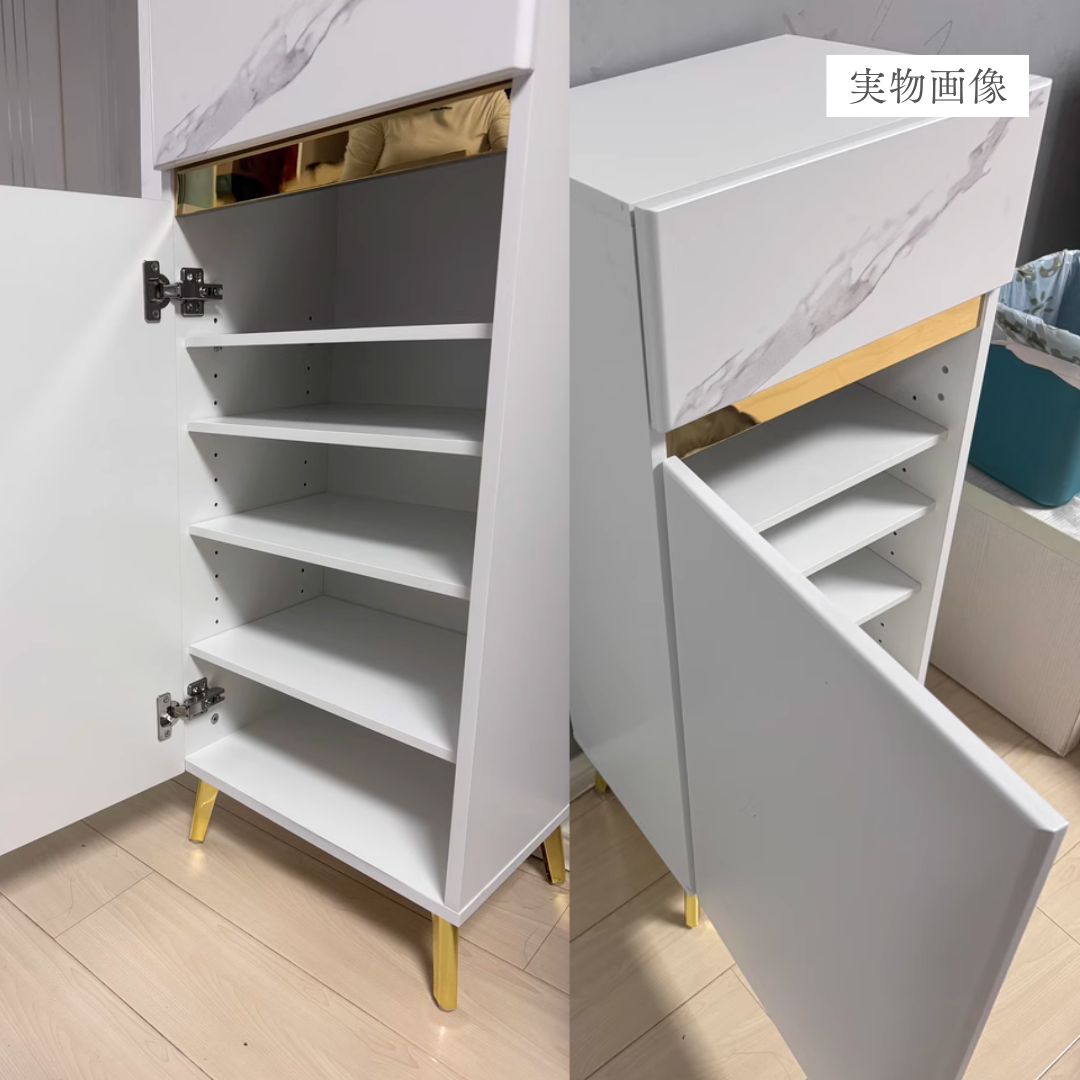 【一部即納商品あり】プレミアムゴールドラインスリムシューズボックス