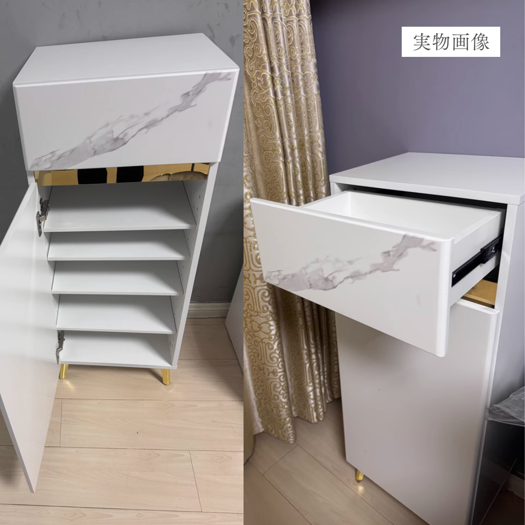 【一部即納商品あり】プレミアムゴールドラインスリムシューズボックス