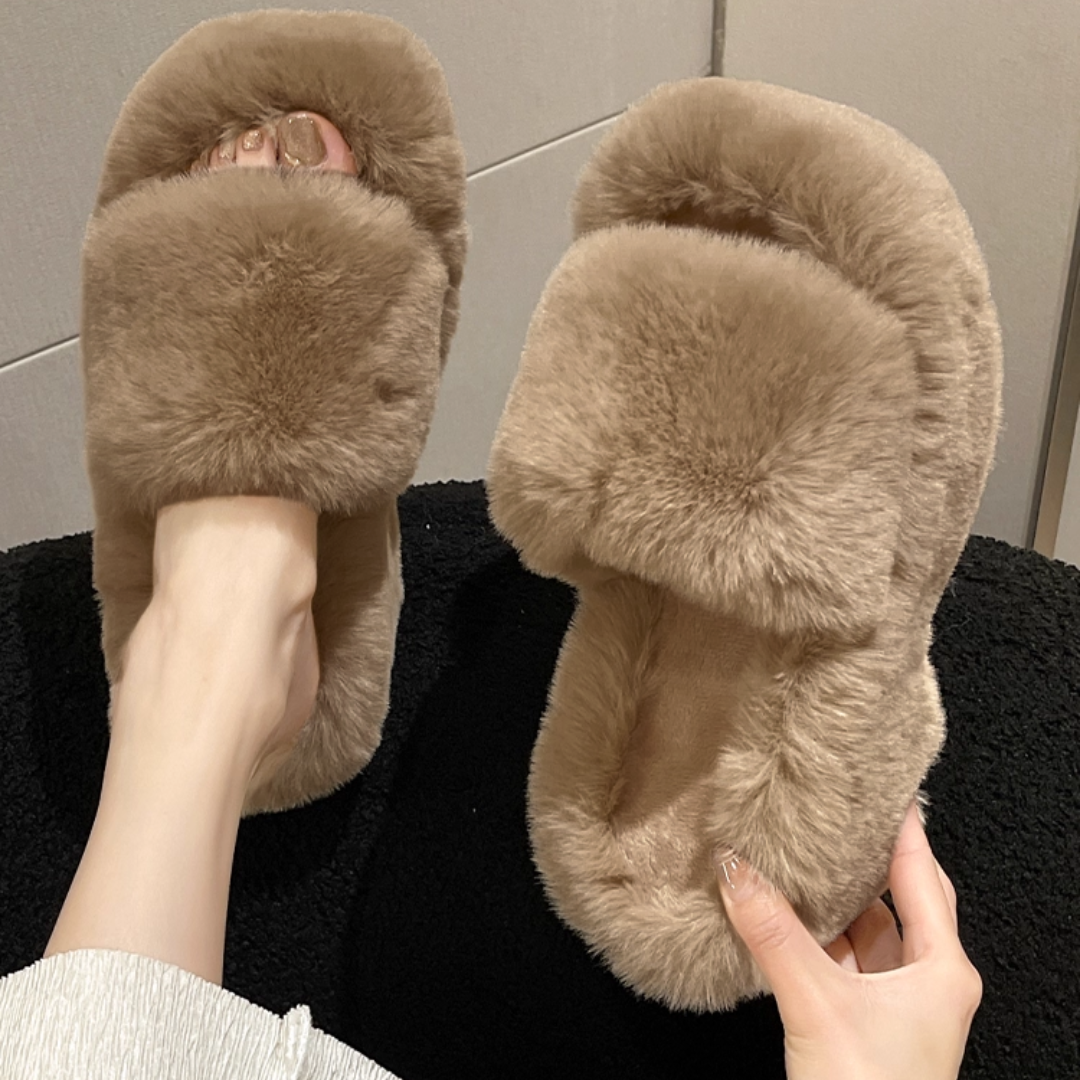 ロイヤルファーダブルソールルームシューズ