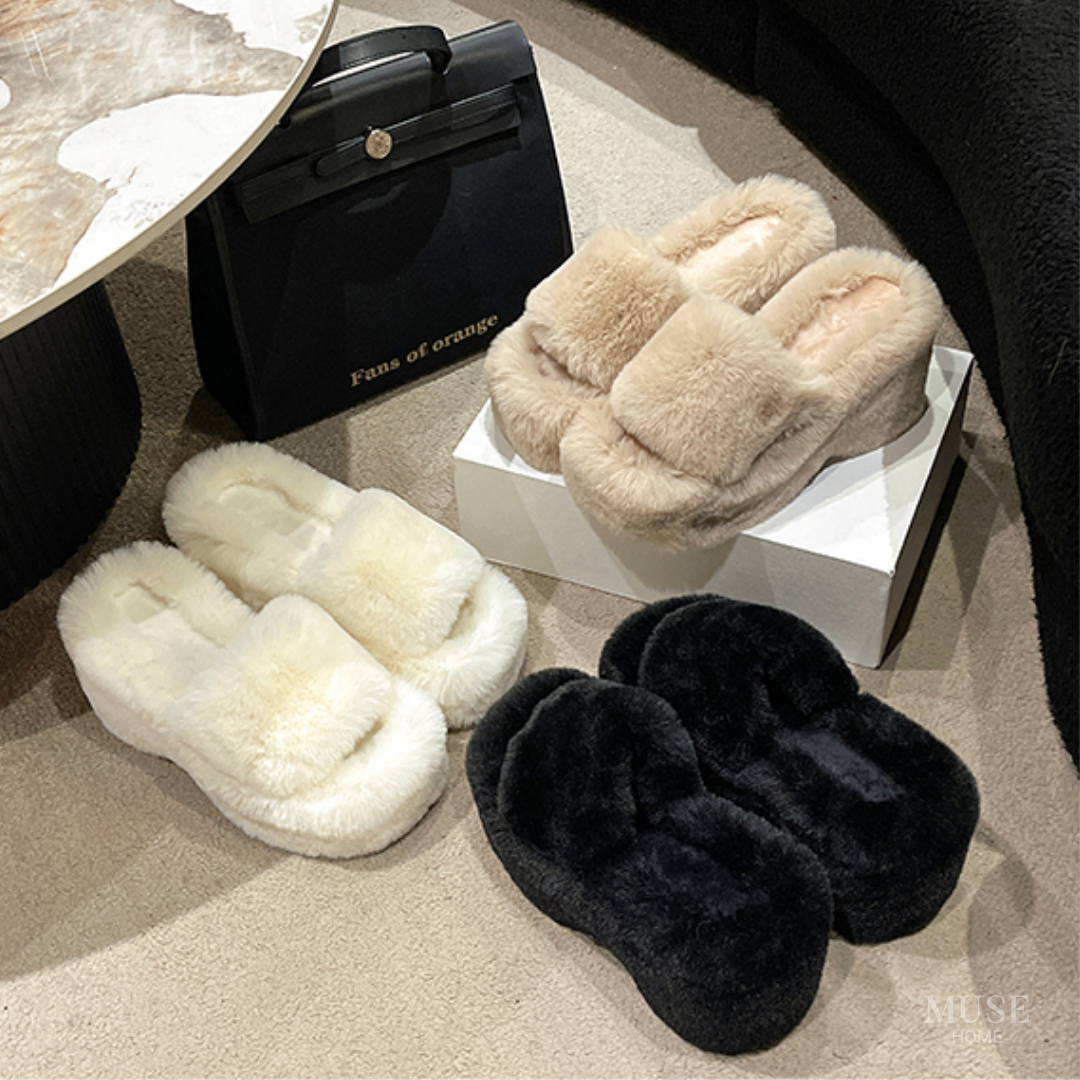 ロイヤルファーダブルソールルームシューズ