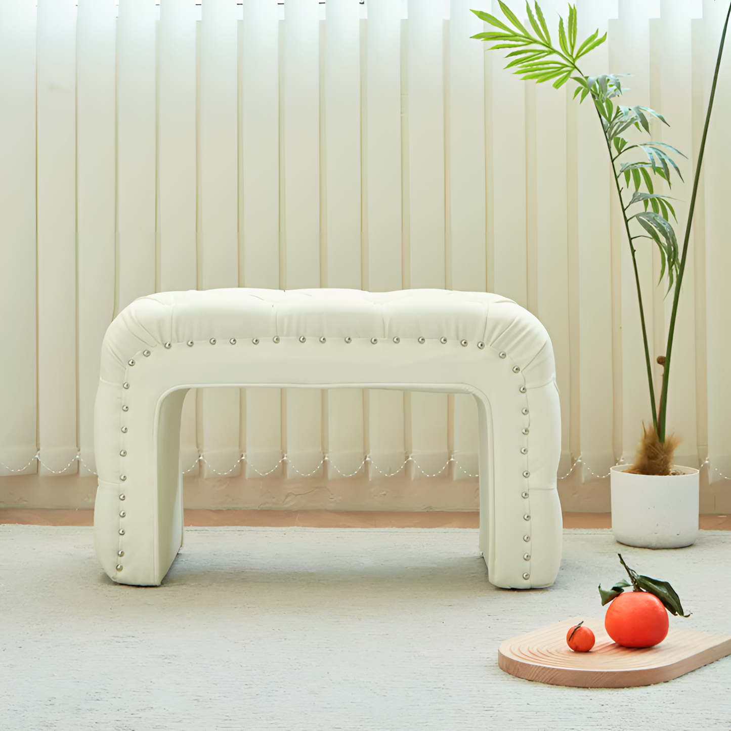 ヨーロピアンリッチエアリーソファスツール