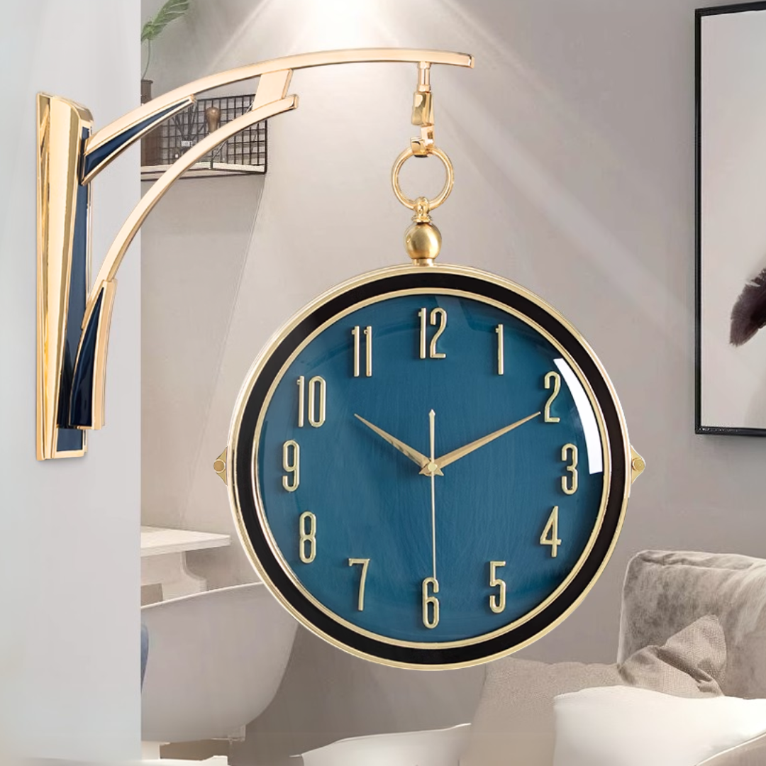 ライトラグジュアリーダブルサイドクロック