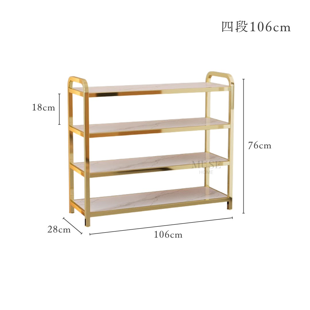 ロイヤルゴールドステップシューズラック