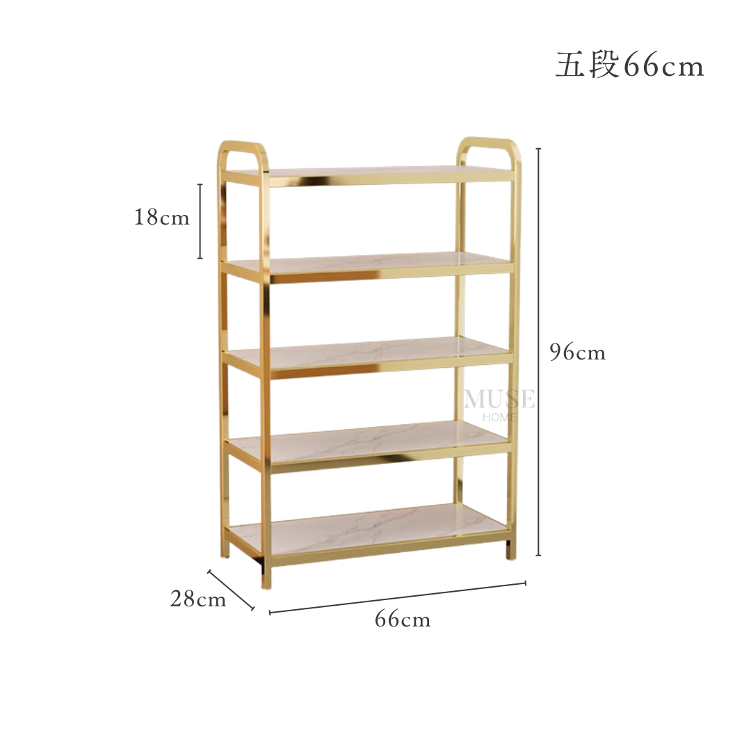 ロイヤルゴールドステップシューズラック