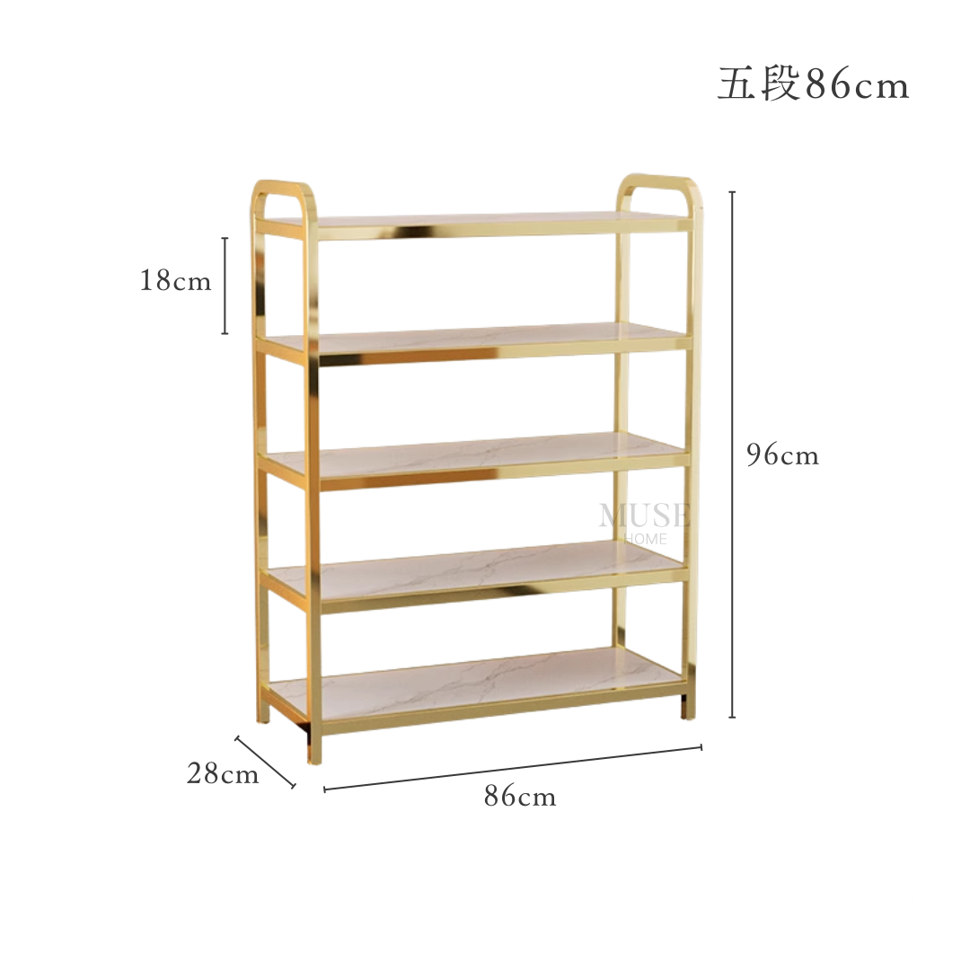 ロイヤルゴールドステップシューズラック