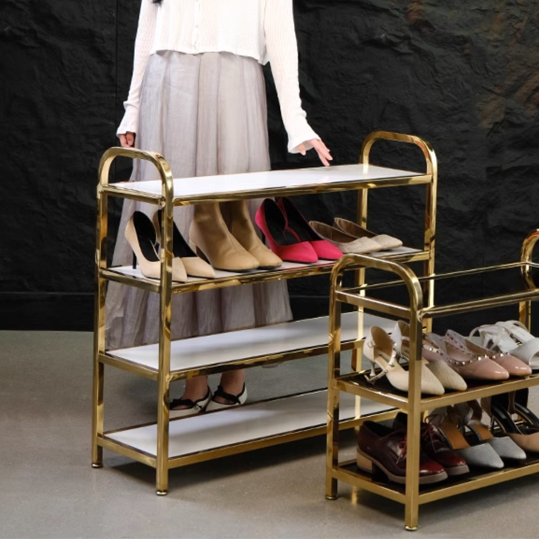 ロイヤルゴールドステップシューズラック