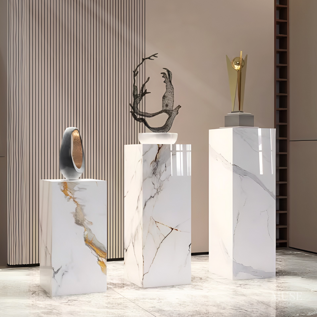 モダンマーブル調スクエアスタンド