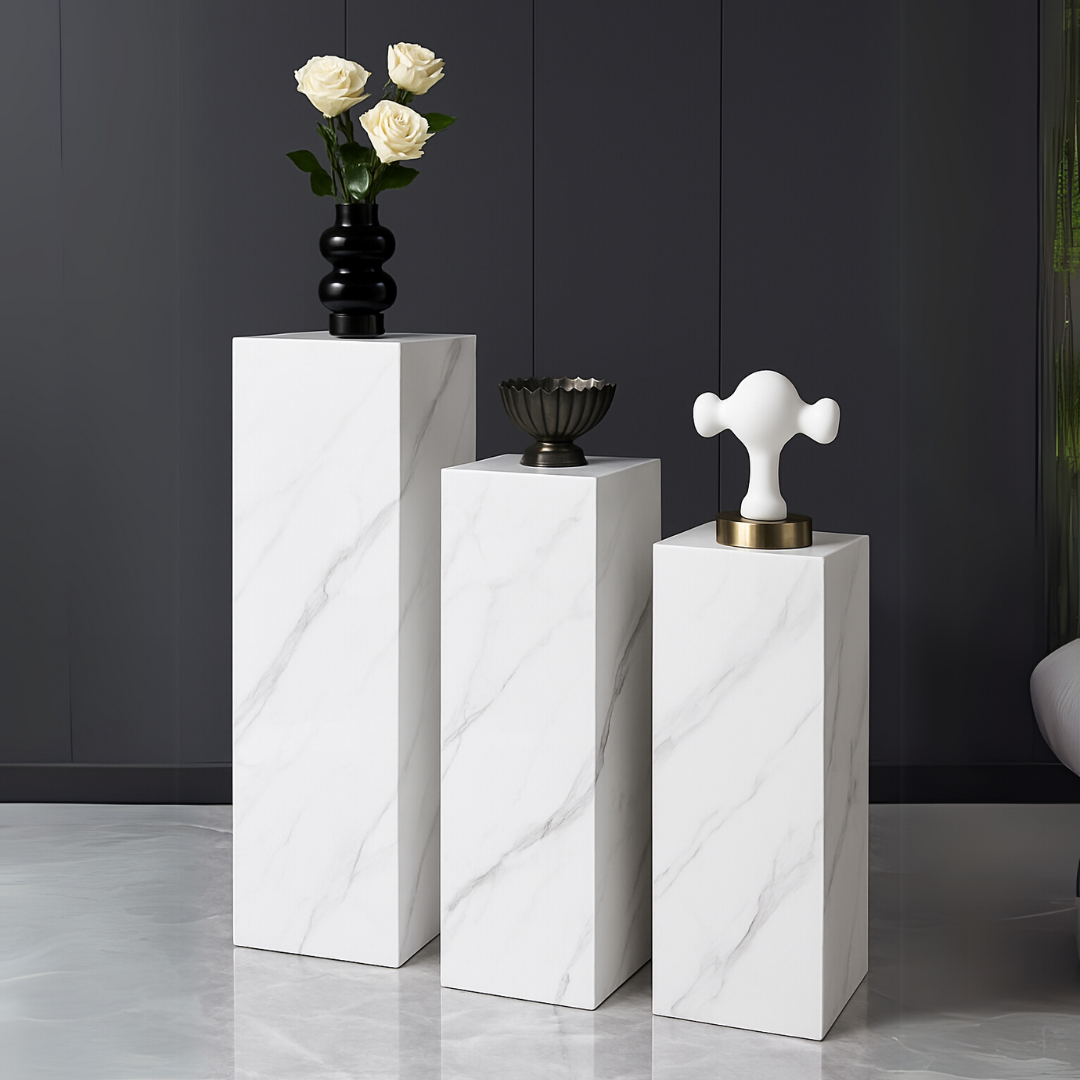 モダンマーブル調スクエアスタンド