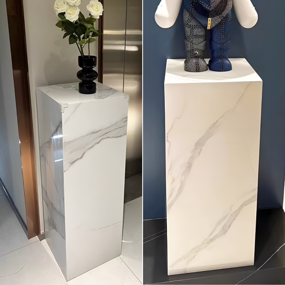 モダンマーブル調スクエアスタンド