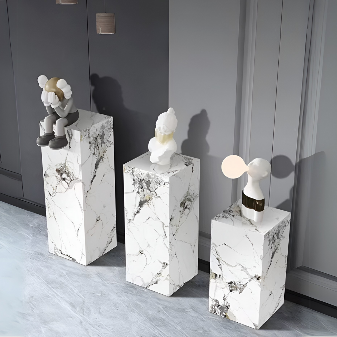 モダンマーブル調スクエアスタンド